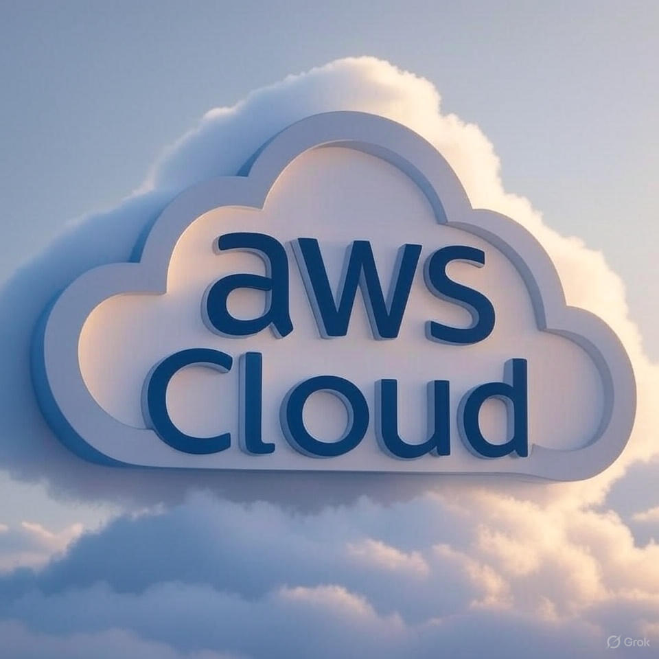AWS logo - Cloud development